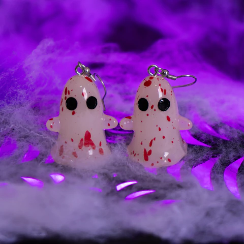 Brinco Fantasma assassino | Coleção Halloween - comprar online