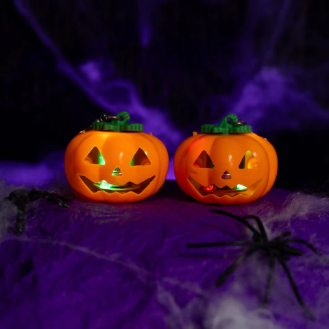 Brinco abóbora pisca pisca | Coleção Halloween - comprar online