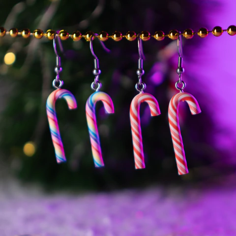 Brinco bengala | Coleção natalina 2025 - comprar online