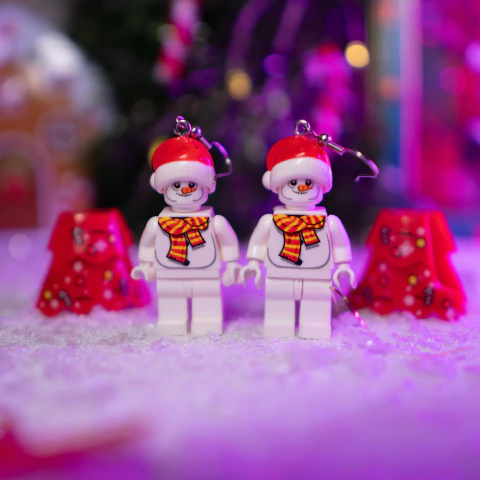 Brinco Boneco de neve Lego desmontável | Coleção natalina 2025 - comprar online