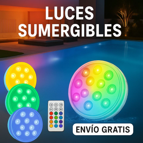 ✨Luz Led Rgb Para Piscina, Pecera y Eventos-Ilumina tus espacios! - comprar online