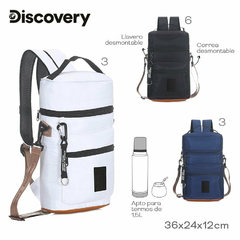 ✨ MOCHILA BOLSO MATERO TERMICA CON MANIJA Y CORREA- DISCOVERY- ¡Lleva tu mate a donde quieras!