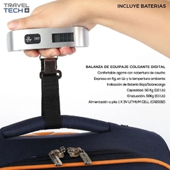 BALANZA DIGITAL DE DE EQUIPAJE C/ PILAS INCLUIDA- TRAVEL TECH 10839