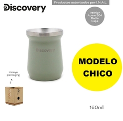 MATE CHICO TERMICO VERDE PASTEL 160Ml- DISCOVERY