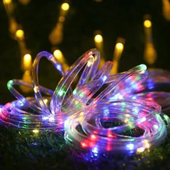 Guirnalda Led 20mts Luces Solar Multicolor Navidad - comprar online
