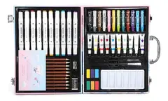 Super Valija Set De Arte Bear Osito Con Marcadores Doble Punta, Lapices , Pintura,Crayones Etc- Chimola - comprar online