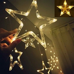 ⭐Cortina Led Punta De Estrellas - tienda online