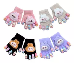 GUANTES LABUBU INVIERNO INFANTIL NIÑA/NIÑO SURTIDO MODELOS Y COLORES