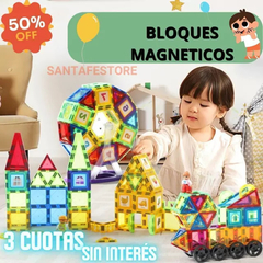 ✨Bloques Magnéticos imantados- Desarrolla la creatividad de tus hijos! en internet