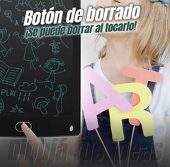 PIZARRA MÁGICA ANOTADOR 8,5” – SE BORRA APRETANDO UN BOTON – INCLUYE PILA - comprar online