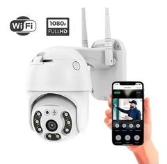 CAMARA IP WIFI SEISA PARA EXTERIOR FULL HD 1080P – VISIÓN NOCTURNA – APTO LLUVIA