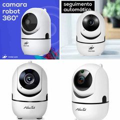 CAMARA IP WIFI NEWTEK MOTORIZADA – VISIÓN NOCTURNA – SE MANEJA CON EL CELU – DETECCIÓN DE MOVIMIENTO