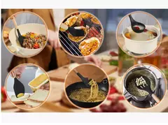 ✨​Set Utensilios De Cocina x 12 Piezas Silicona Mango Madera - Santafe Store