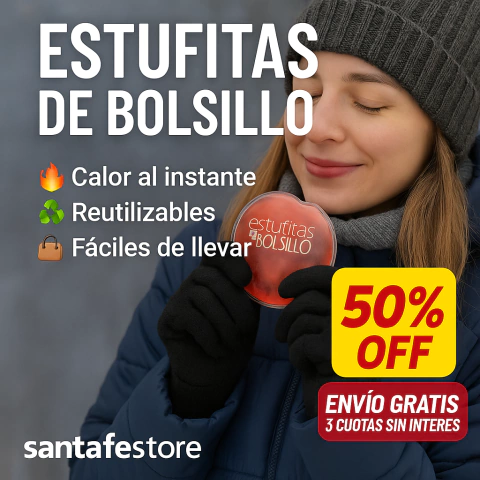 ✨Estufita de Bolsillo Calentador de Manos calor instantaneo - comprar online