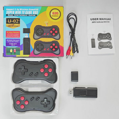 Super Mini TV Game Box Support 2.4G Wireless - consola tipo pendrive con 620 juegos Retro family 8Bit con 2 joystick inalambricos