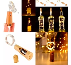 CORCHO LED HILO CALIDO 2MTS A PILAS (INCLUIDAS)- IDEAL DECORACION AMBIENTES, FIESTAS, QUINTAS, ETC - comprar online