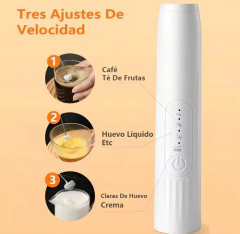 Batidor Eléctrico Usb Espumadora Café Leche Inalámbrico en internet