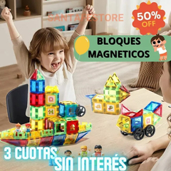 ✨Bloques Magnéticos imantados- Desarrolla la creatividad de tus hijos! - comprar online