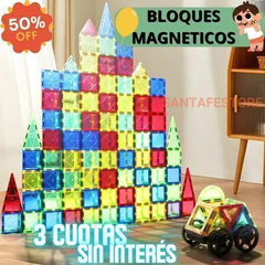 ✨Bloques Magnéticos imantados- Desarrolla la creatividad de tus hijos! - Santafe Store