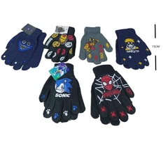 GUANTES DE NENE PARA INVIERNO VARIOS DISEÑOS PERSONAJES PARA 4 A 8 AÑOS