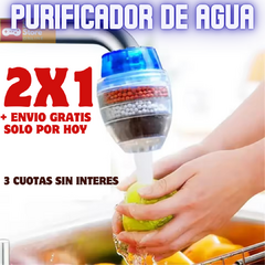 ✨Filtro purificador para agua de grifo / Carbón Activado - ENVÍO GRATIS x 2 UNIDADES - comprar online