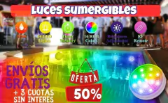 ✨Luz Led Rgb Para Piscina, Pecera y Eventos-Ilumina tus espacios! - tienda online