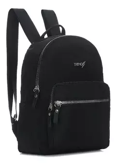 Mochila Trendy Anti Robo Microfibra Liviana Reforzada NEGRA