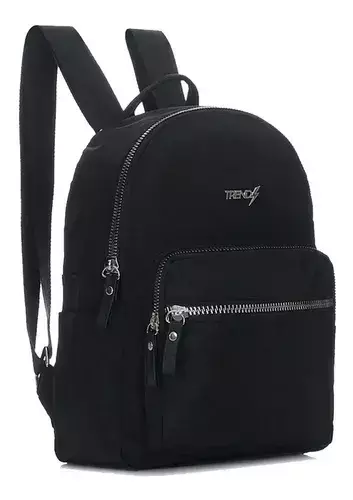 Mochila Trendy Anti Robo Microfibra Liviana Reforzada NEGRA