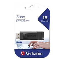 PENDRIVE 16GB VERBATIM SLIDER