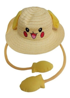 SOMBRERO DE CAPELINA LEVANTA OREJAS PICACHU - comprar online