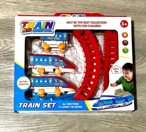 TREN CON PISTA A PILAS