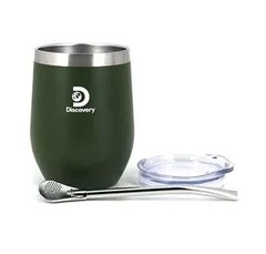 VASO MATERO 350ML ACERO INOX C/TAPA Y BOMBILLA-Discovery Adventures - Santafe Store