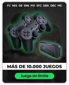 ✨​CONSOLA VIDEO JUEGO 64GB CON 2 JOYSTICK INALAMBRICOS - comprar online
