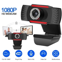 WEBCAM / CÁMARA WEB FULL HD 1080P CON MICRÓFONO PARA PC / NOTEBOOK – SÓLO CABLE USB PARA AUDIO + IMAGEN