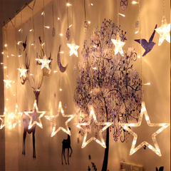 ⭐Cortina Led Punta De Estrellas - Santafe Store