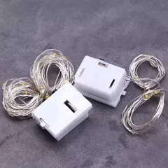 Cable Hilo Alambre Luz Led Cálida 2 Metro 20 Luces en internet