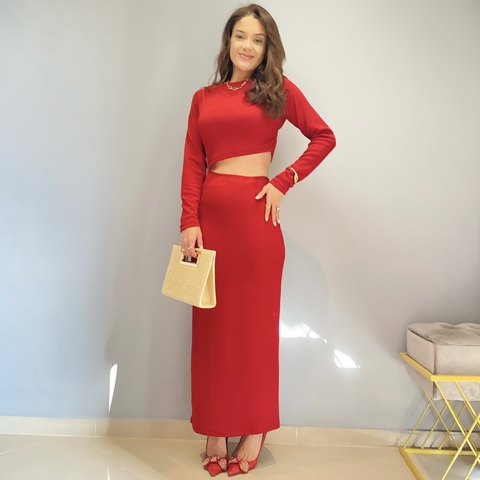 VESTIDO LARA - Vermelho - comprar online