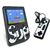 mini Consola de Juegos 8 bits retro portátil sup game 400 en 1 +Joystick adicional negra