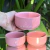 Conjunto de Bowls / Petisqueiras Rosa Matt em Porcelana 11cm
