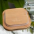 Pote Hermético de Vidro com Tampa de Bambu Quadrado 320ml na internet