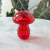 Vaso Cogumelo Cores em Vidro P 9cm