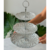 Suporte para Doces 3 Andares / Suporte de Andar para Servir em Vidro Silver 34cm - comprar online