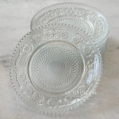 Jogo de Mini Pratos Angel 6 Peças 12cm