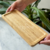 Tábua Retangular em Bambu 28cm - comprar online