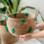 Imagem do Conjunto de Cestos em Rattan com Detalhes Verde 3 Peças
