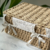 Cesto com Tampa em Fibra Natural e Tecido - Guto Decor