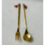 Conjunto de Garfos com Pingente Natal em Aço Inox 4 Peças na internet