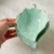 Conjunto de Bowl e Pratinho Folha Azul com Borda Dourada em Porcelana na internet