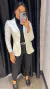 MAX BLAZER OFF WHITE - MALHA NEOPRENE