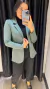 MAX BLAZER VERDE MILITAR - MALHA NEOPRENE na internet